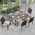 HERA'S HOUSE 7 Piece Patio Dining Set by HERASHOUSE