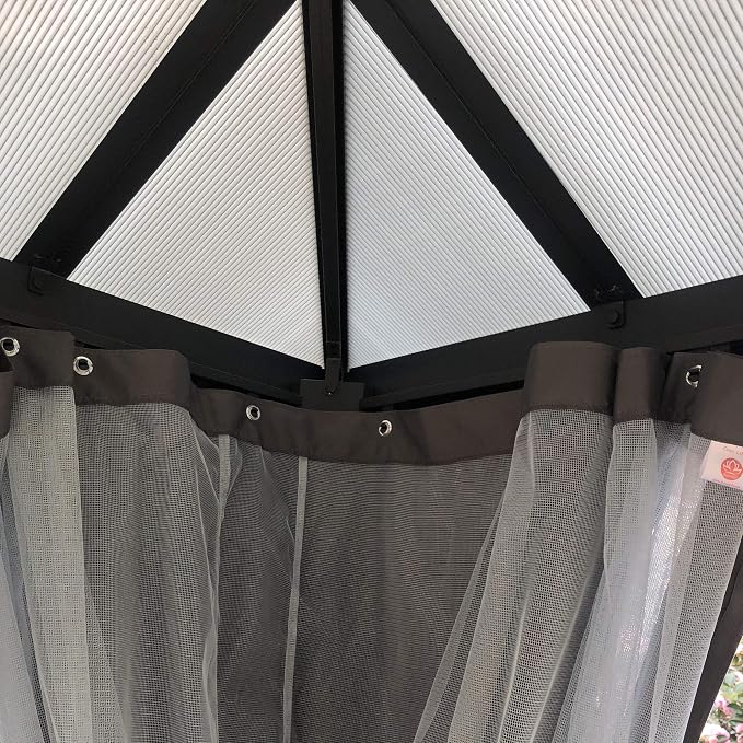 Kozyard Permanent Aluminum Hardtop Gazebo - Image 4