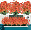AGIRL 24 Bundles Artificial Fall Flowers Outdoor Indoor Decoration, Fake by AGIRL