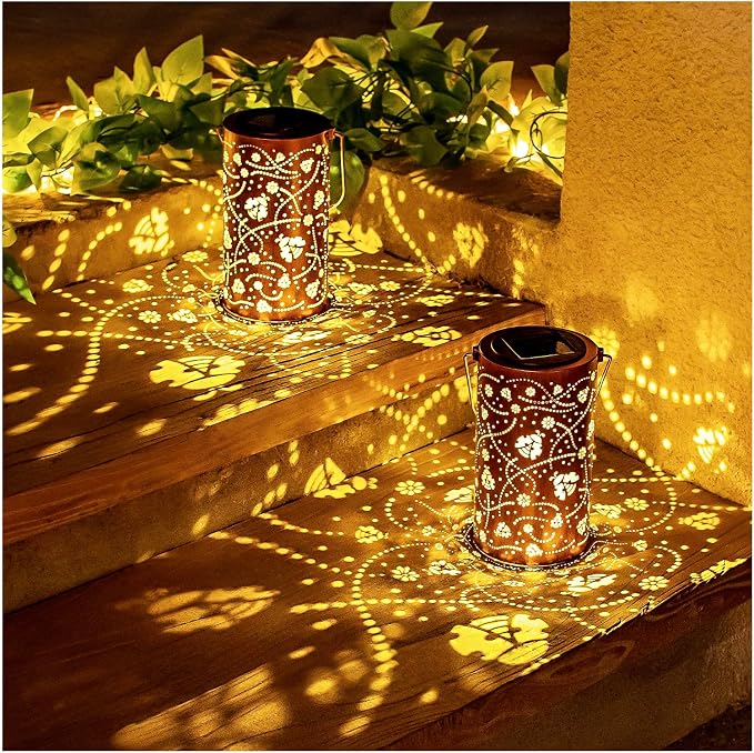 Ladybug Solar Lanterns Outdoor Waterproof Hanging Solar Lights Ladybug Gifts - Image 3