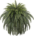 68" Artificial Ferns for Outdoor, UV Resistant Giant Faux Boston Fern Bush by ForestPrince