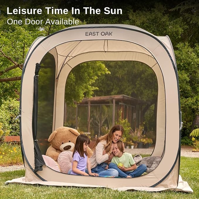 East Oak Screen House Tent Pop-Up, Portable Screen Room Canopy Instant Screen - Image 2