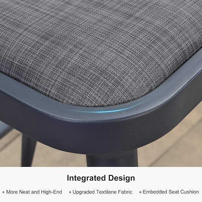 PURPLE LEAF Outdoor Counter Height Stools Set - Image 9