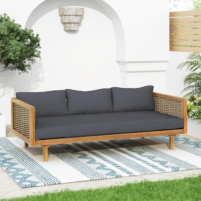 Christopher Knight Home Claremont Patio Sofa and Coffee Table Set, 2 Piece - Image 9