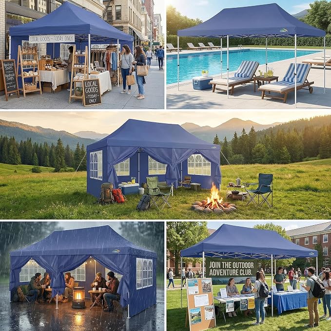 COBIZI 10x20 Pop Up Canopy Tent - Image 4