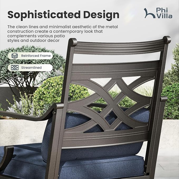 PHI VILLA 7 Pieces Outdoor Dining Set - Image 4