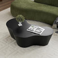 50" Coffee Table Modern Irregular Center Table Fiberglass Sturdy Table by JURMALYN