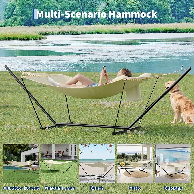 Double Hammock with Stand - Image 7