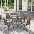 VICLLAX 5 Pieces Patio Outdoor Dining Set by HOME