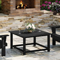 WestinTrends Malibu Low Outdoor HDPE Square Patio Coffee Table by WestinTrends