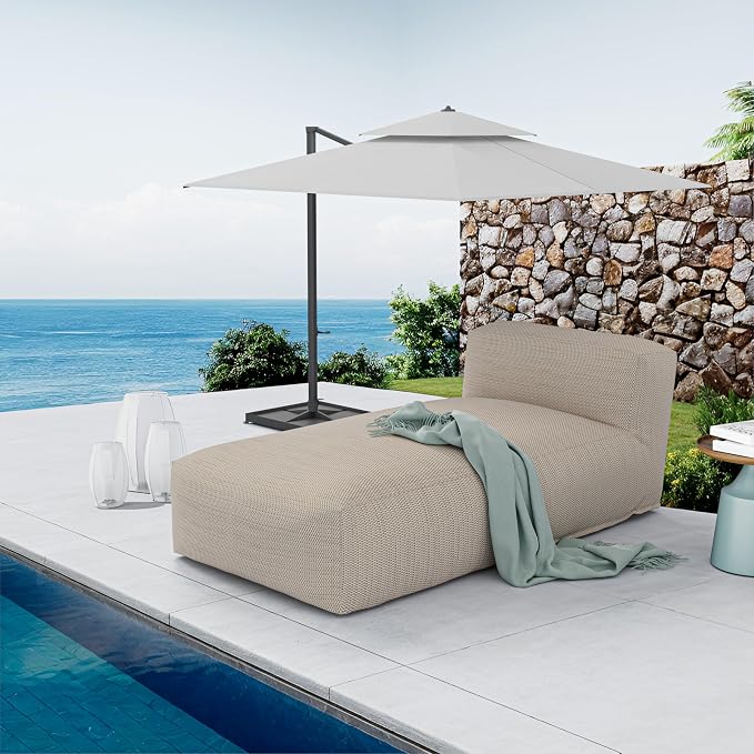 Outdoor Bean Bag Lounger Chair, Big Comfy Outdoor Daybed - Image 7