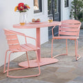 Christopher Knight Home Adley Outdoor Bistro Set, 3-Piece Bistro Table and by ChristopherKnightHome