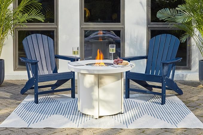 Signature Design by Ashley Outdoor Sundown Treasure HDPE Patio Adirondack Chair - Image 17