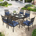 PHI VILLA 7 Pieces Outdoor Dining Set by PHIVILLAThepioneerofcomfortablehouseholdsupplies