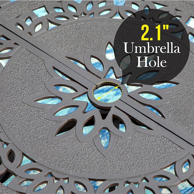 PHI VILLA Round Patio Dining Tables - Image 5