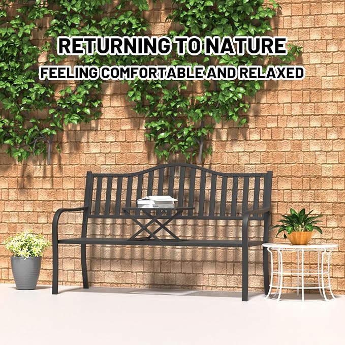 YLGJ&TIDY 50 Inches Garden Benches - Image 6