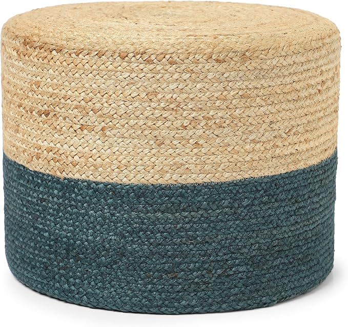 REDEARTH · Cylindrical Pouf Foot Stool Ottoman - Image 3