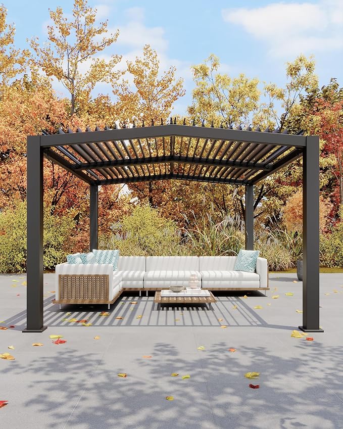 Garvee Louvered Pergola - Image 7