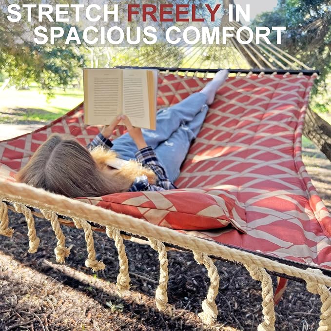 13FT Double Hammock With Spreader Bars - Image 2