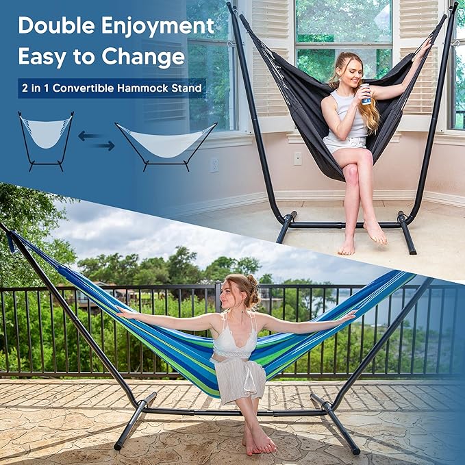 SUNCREAT 2-in-1 Hammocks Hammock Chair - Image 2