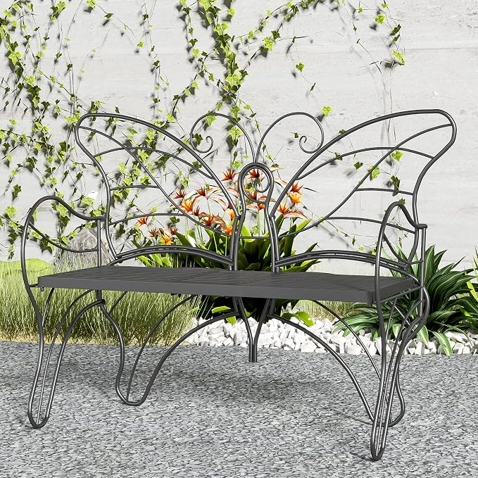 Outdoor Bench Patio Outdoor Garden Bench - Image 5
