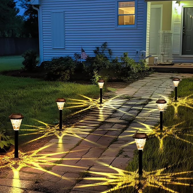 GIGALUMI 16 Pack Solar Lights Outdoor Waterproof, Outdoor Solar Lights - Image 4