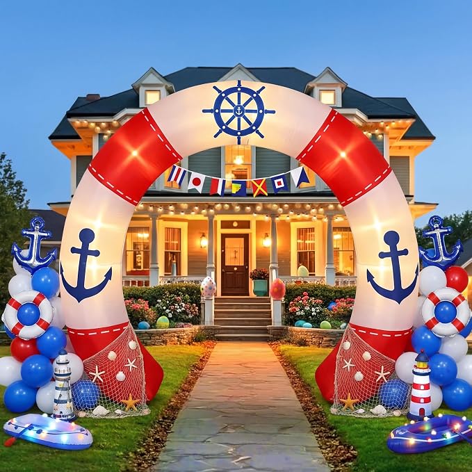 10 ft Nautical Party Inflatable Decorations - Image 5