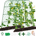 Cucumber Trellis for Raised Bed, U-Shape Garden Trellis for Climbing Plants by WLLEYAY