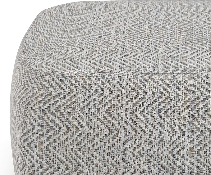 SIMPLIHOME Nate Square Pouf - Image 8