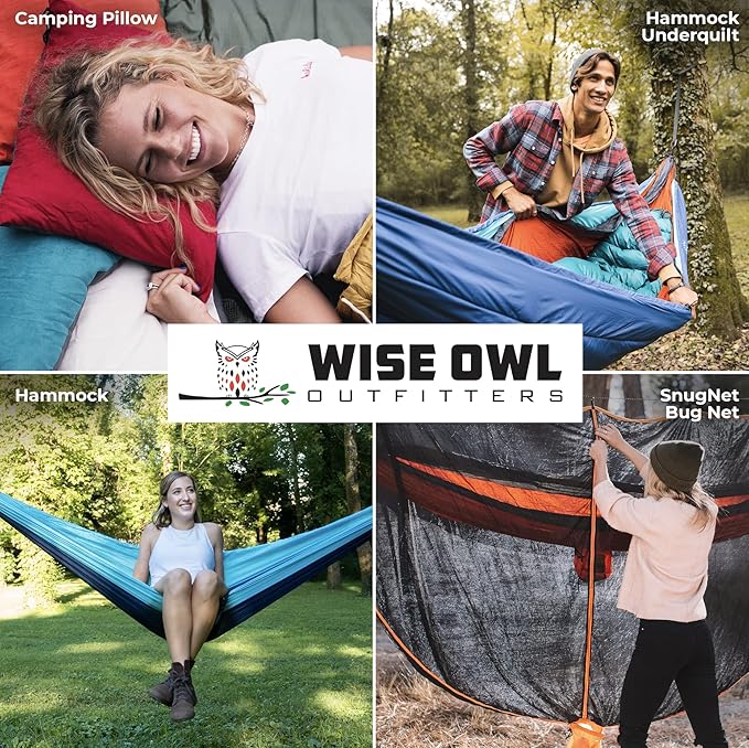 Wise Owl Outfitters Camping Hammock – 500lbs Portable Hammock - Image 8