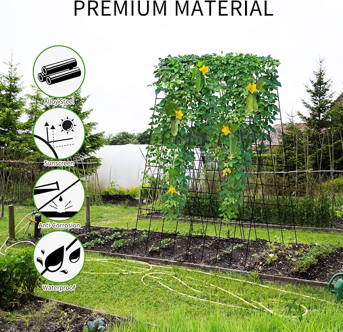 Cucumber Trellis 2 Pack, Twist Ties - Image 2