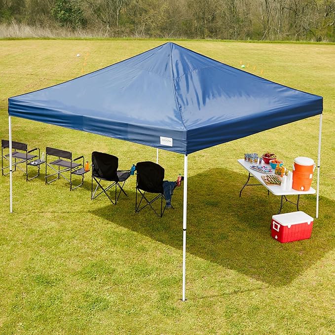 Caravan Canopy 12 by 12 Foot Polyester Straight Steel Leg Instant Pop Up Canopy - Image 5