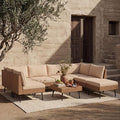ENSTVER 8-Piece Dual-Strand Wicker Outdoor Sectional, Premium Outdoor Sofa by ENSTVER