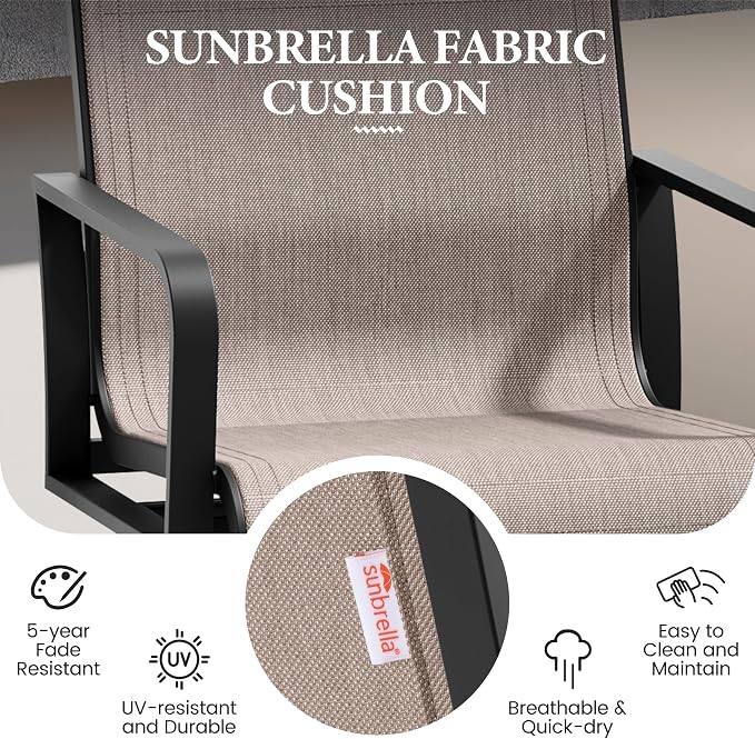 Crestlive Products Outdoor Swivel Bar Stools - Image 3