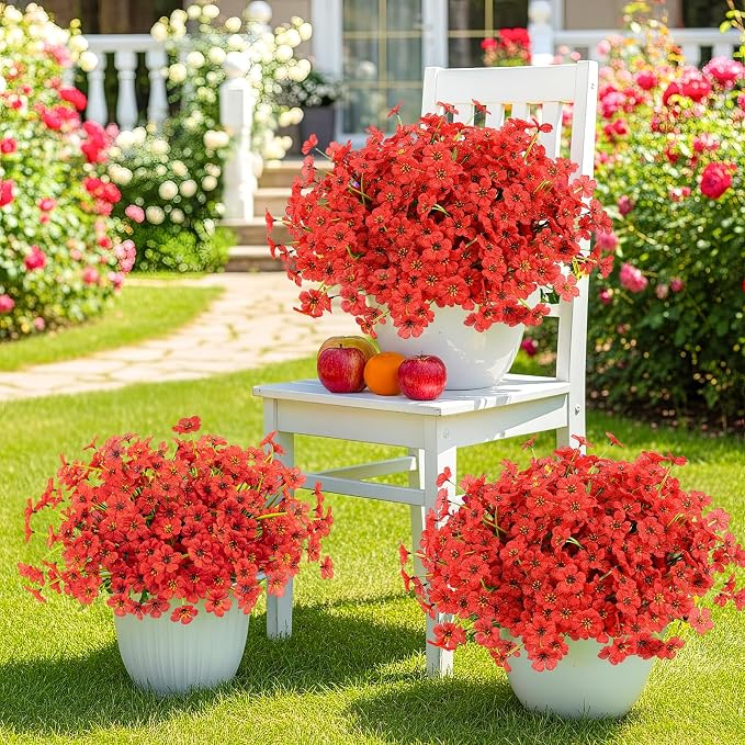 MACTING 24 Bundles Artificial Flowers - Image 6