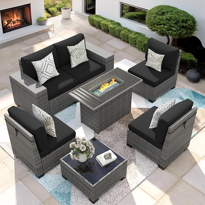 7 Piece Patio Furniture Set by VonzoyHome