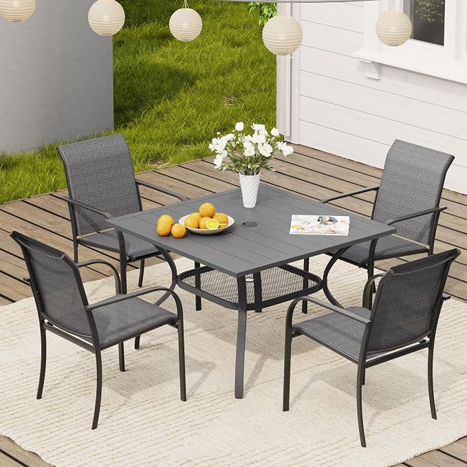 VICLLAX Outdoor Patio Dining Table - Image 2