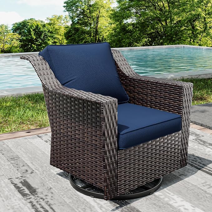 Joyside Outdoor Swivel Chair, Patio Swivel Chairs - Image 7