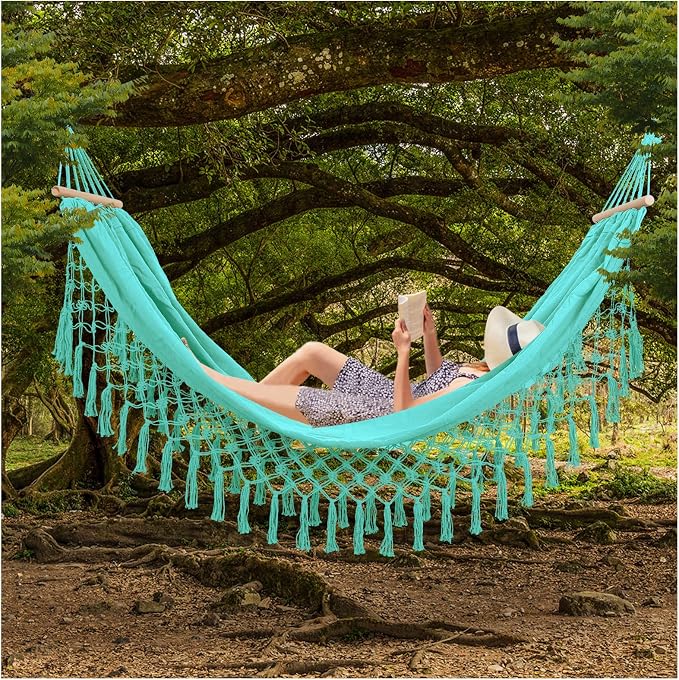 Portable Hammock, Bohemian Hammock, Rope Hammock, Garden 79 * 39 - Image 7