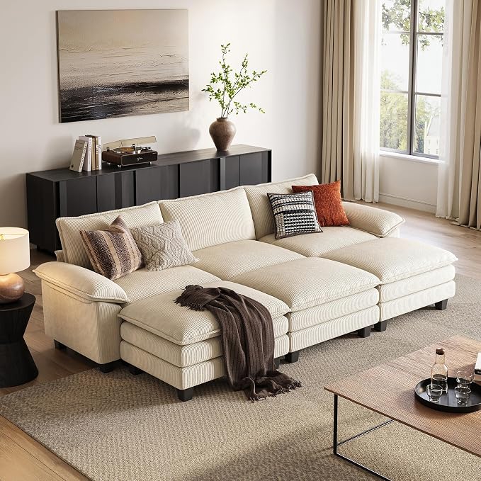 LINSY HOME Modular Sectional Sofa by LINSYHOME