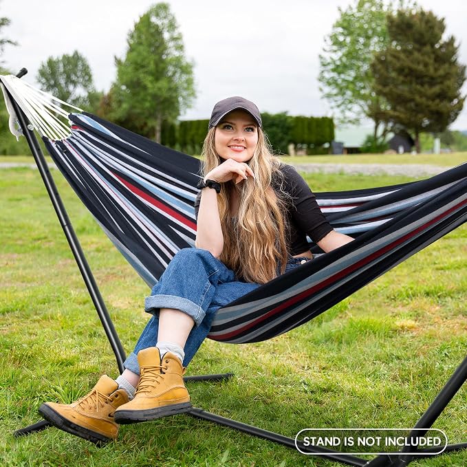 SUNCREAT Hammocks Outdoor Camping Double Hammock, Extra Large 2 Person Hammock - Image 2