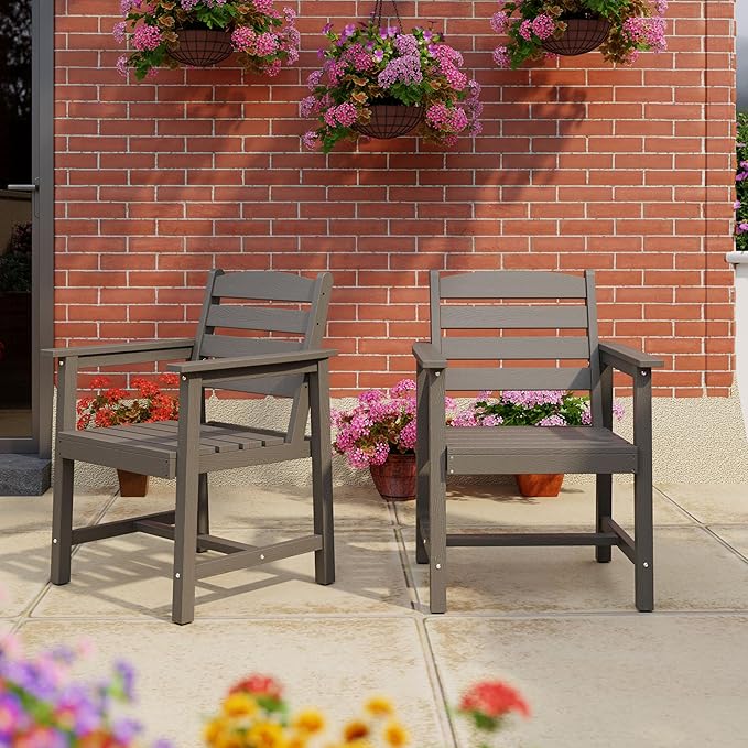 Anbuy Patio Dining Chair Set of 2, Outdoor Chairs by Anbuy