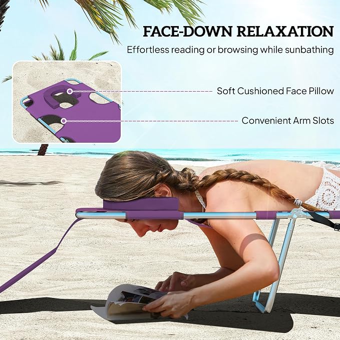 Outsunny Chaise Lounge Chair Outdoor - Image 5