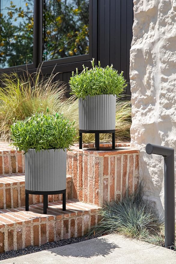 Veradek Demi Series Round Planter w/Stand - Image 7