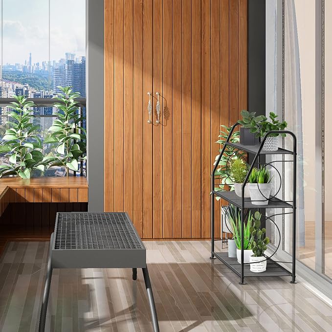 Plant Stand, 3 Tier Plant Shelf - Image 3