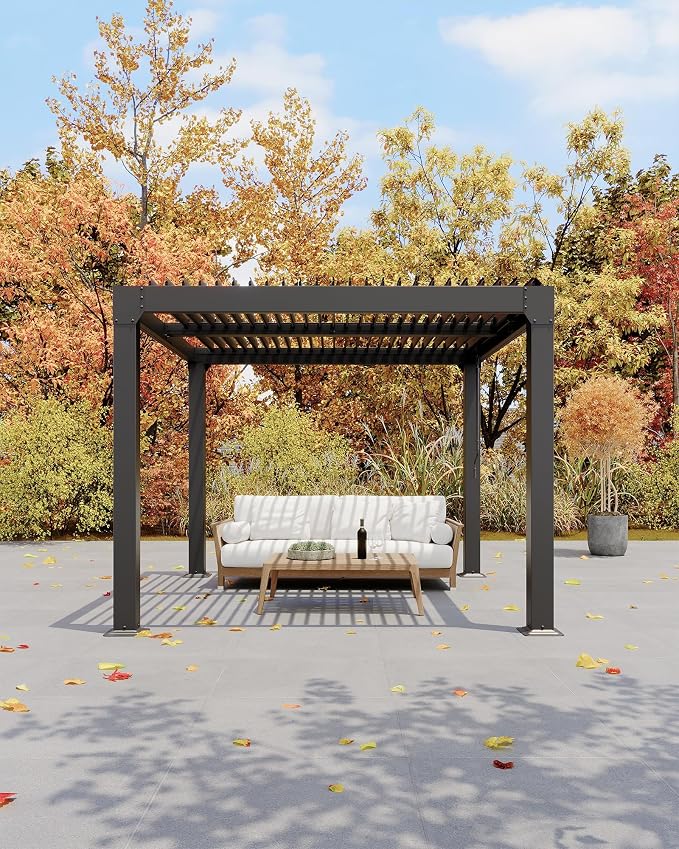 Garvee Louvered Pergola - Image 7