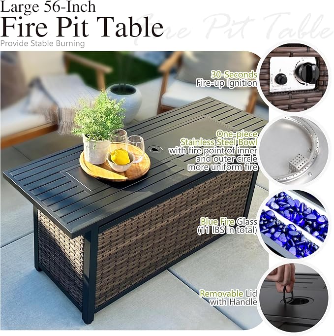 Sophia & William Patio Furniture Set - Image 6
