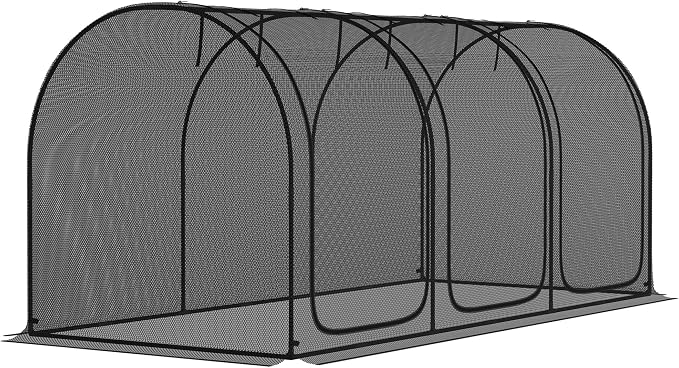 Outsunny 9' x 4' Crop Cage, Plant Protection Tent - Image 9