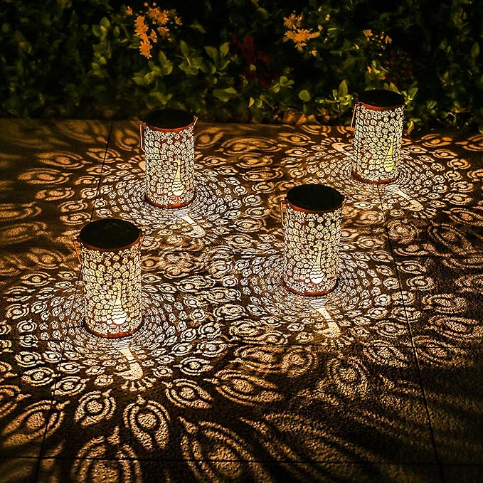 Peacock Solar Lanterns Outdoor Waterproof Hanging Solar Lights Peacock Gifts - Image 7