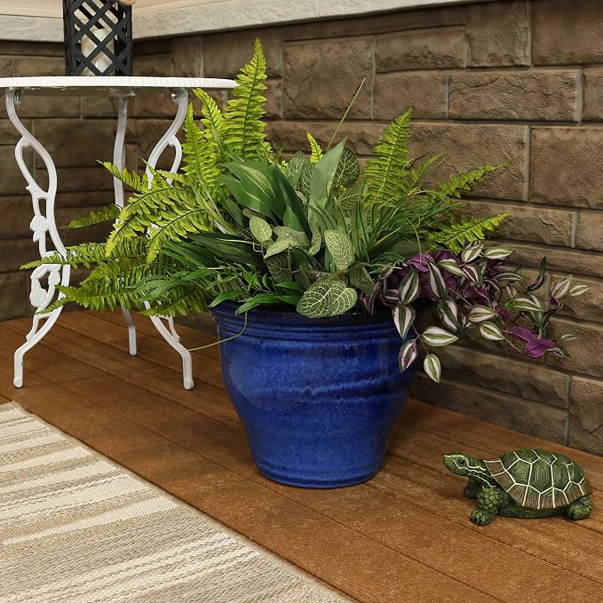 Sunnydaze Large Ceramic Plant Pot - Image 7